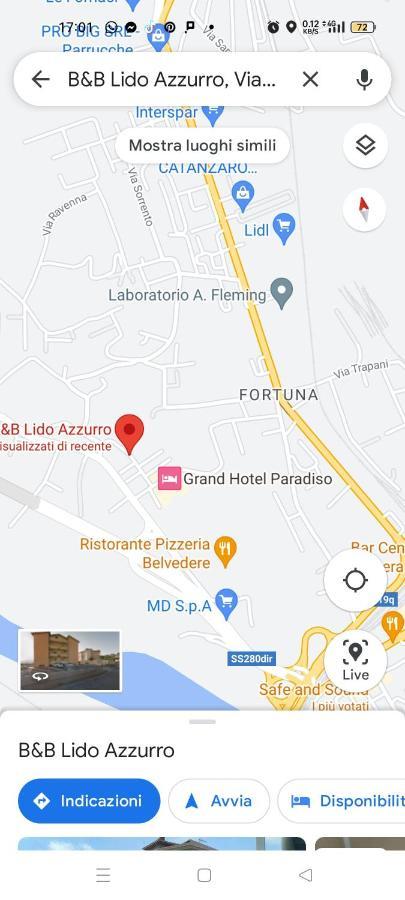 B&B Lido Azzurro Catanzaro Eksteriør bilde